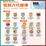 【RELX悅刻】RELX悅刻煙彈 | 通用五六代 | 三顆